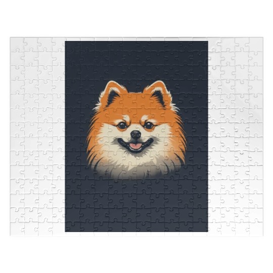 Pomeranian Dog 1 - Japanese Old Vintage Jigsaw Puzzles