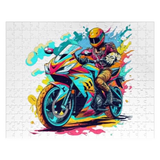 Legend cross motocycle Biker Road Trip Jigsaw Puzzles