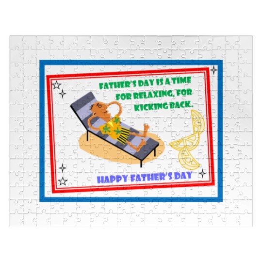 Happy Father's Day relaxation mood Jigsaw Puzzles