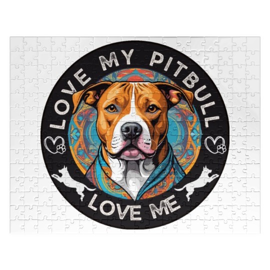 American Pitbull Terrier Jigsaw Puzzles