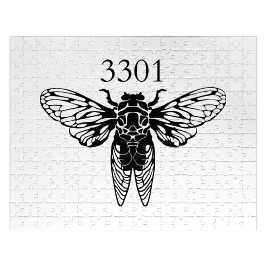Cicada Insect Bug Black Entomology Entomologist Jigsaw Puzzles