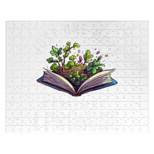Just One More Chapter I Promise Book Lover Worm Jigsaw Puzzles