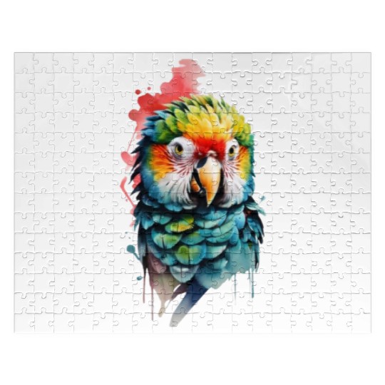 Macaw, Budgie Cockatoo, Parrot Flock Jigsaw Puzzles