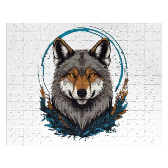 Flag Wolves July Howling Wolf Jigsaw Puzzles