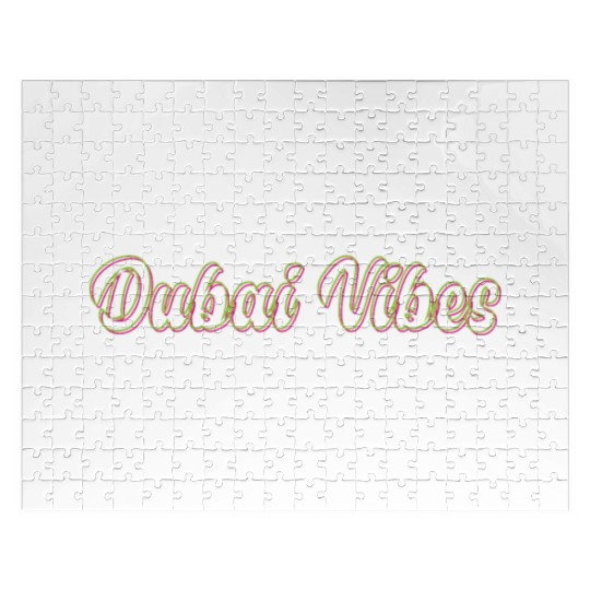 Dubai Calling: Neon Dreams Jigsaw Puzzles