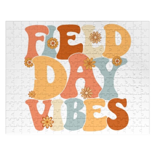 Field Day Vibes Outdoor Sunshine Flowers Jigsaw Puzzles