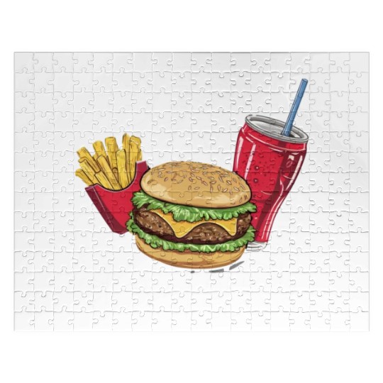 Best Day Ever Fast Food Enthusiast Treat Jigsaw Puzzles