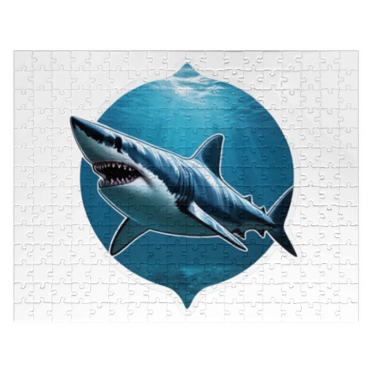Shark 3d Illusion Jigsaw Puzzles