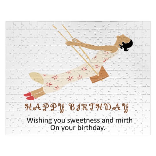 Birthday Bliss- Where Sweetness Meets Joy Jigsaw Puzzles