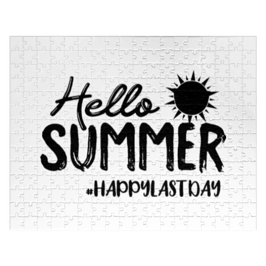 Hello Summer Happy Last Day Of School Teacher Jigsaw Puzzles