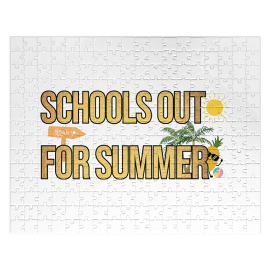 Schools Out For Summer Teacher Jigsaw Puzzles