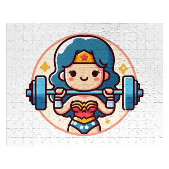 gym girl exercise Jigsaw Puzzles