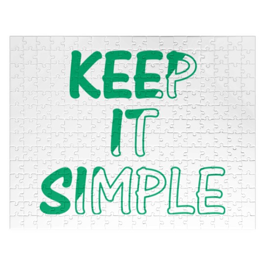 keep it simple Jigsaw Puzzles