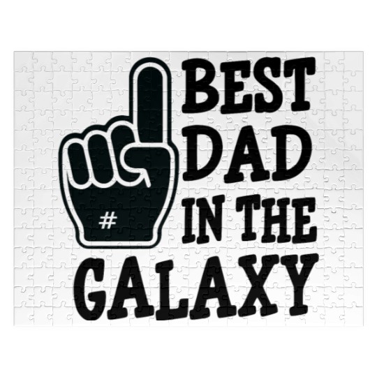 best dad in the galaxy Jigsaw Puzzles