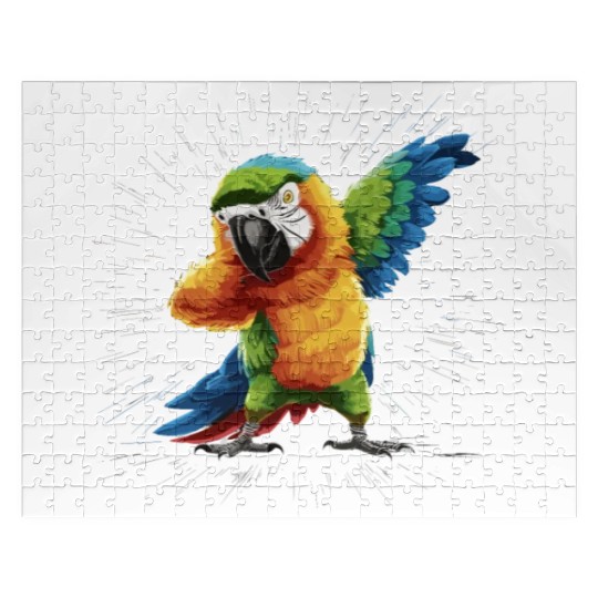 Macaw Parrot for a Bird Lover Animal Lover Jigsaw Puzzles
