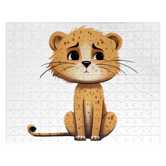Little but Wild Cutie Cheetah Jigsaw Puzzles