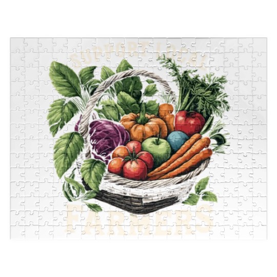 Farmers Market Farmer Agriculture Farming Food Jigsaw Puzzles