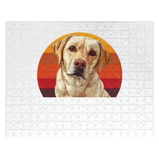 LABRADOR RETRIEVER PROFESSIONAL HUMAN TRAINER Jigsaw Puzzles