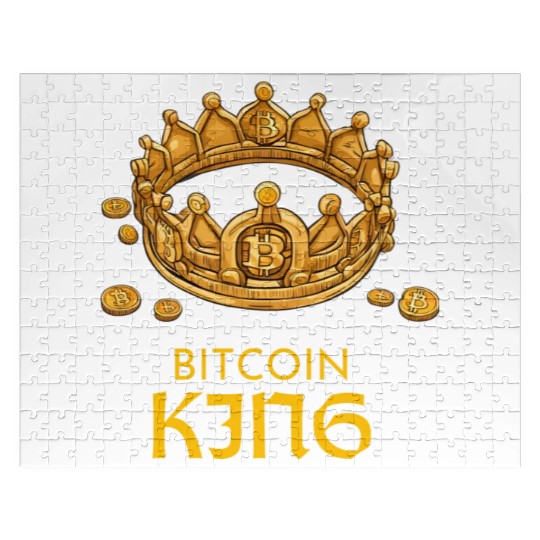 bitcoin king Jigsaw Puzzles