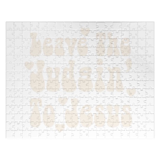 Leave The Judgin' To Jesus Jigsaw Puzzles