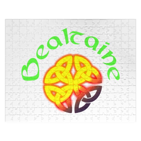 Bealtaine Irish Celtic Festival with Celtic Knot Jigsaw Puzzles
