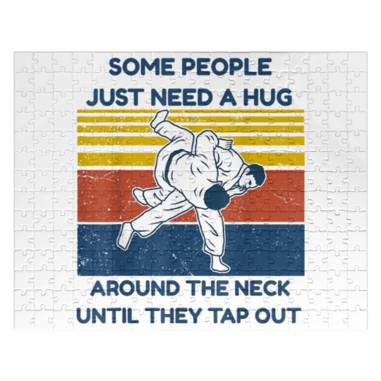 Jiu Jitsu Jigsaw Puzzles Some People Need A Hug BJJ M