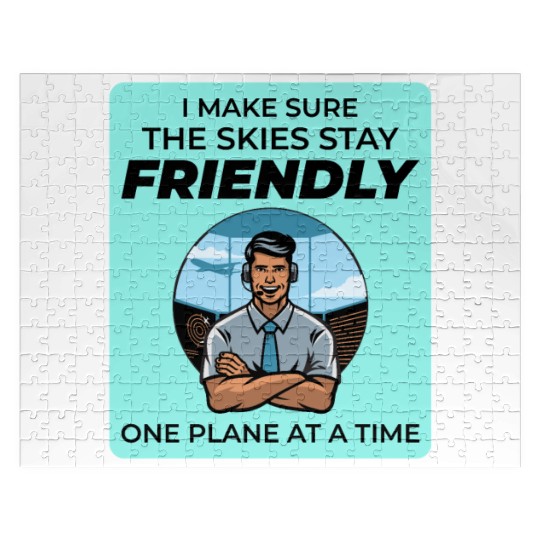 Air Traffic Controller ATC Aviation Humor Flight Jigsaw Puzzles
