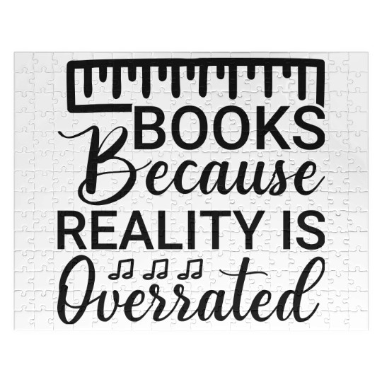 Book lover quote Jigsaw Puzzles