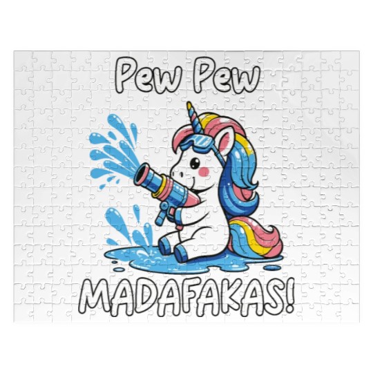 Funny | Hilarious Gift Idea | Pew Pew Madafakas Jigsaw Puzzles