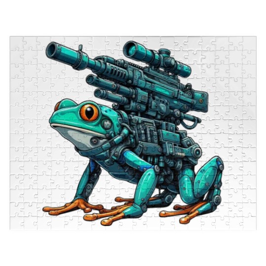 Frog Robot Mech Cyborg Future Jigsaw Puzzles
