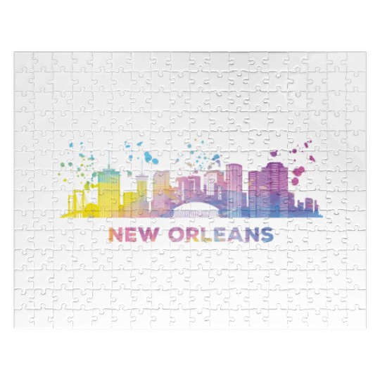 New Orleanian Skyline New Orleans Jigsaw Puzzles
