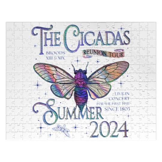 Cicada Nature Lover The Cicadas Reunion Tour Jigsaw Puzzles