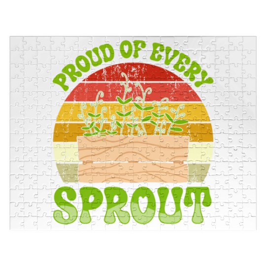 Micro Farming Design for Microgreen Farmer Jigsaw Puzzles