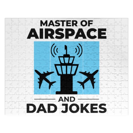 Air Traffic Controller ATC Dad Aviation Humor Jigsaw Puzzles