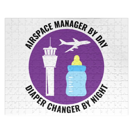 Air Traffic Controller ATC Dad Aviation Humor Jigsaw Puzzles