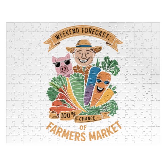 Farmers Market Farmer Agriculture Farming Food Jigsaw Puzzles