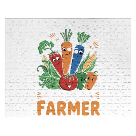 Farmers Market Farmer Agriculture Farming Food Jigsaw Puzzles