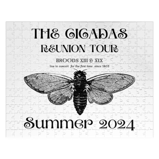 The Cicadas Reunion Summer 2024 Cicada Nature Love Jigsaw Puzzles