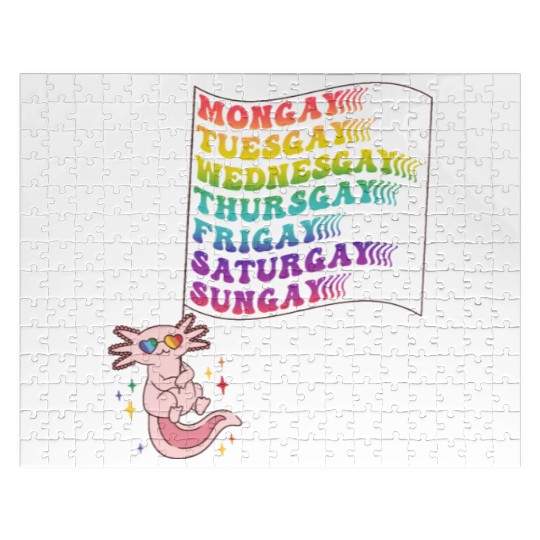 Dare to be Yourself Every Day - Cute Pride LGBTQ Jigsaw Puzzles