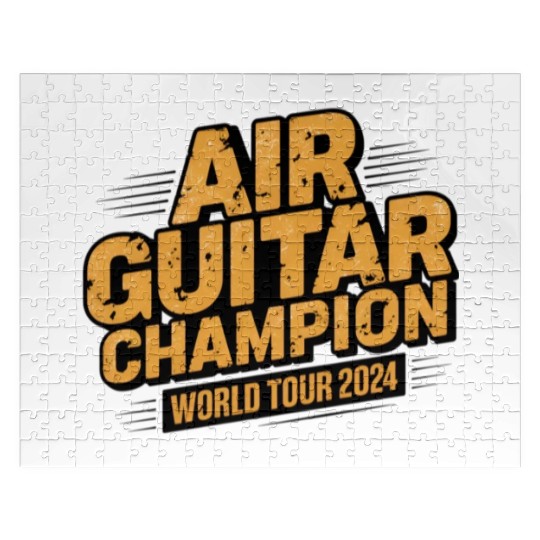 AIR GUITAR CHAMPION WORLD TOUR 2024 Jigsaw Puzzles