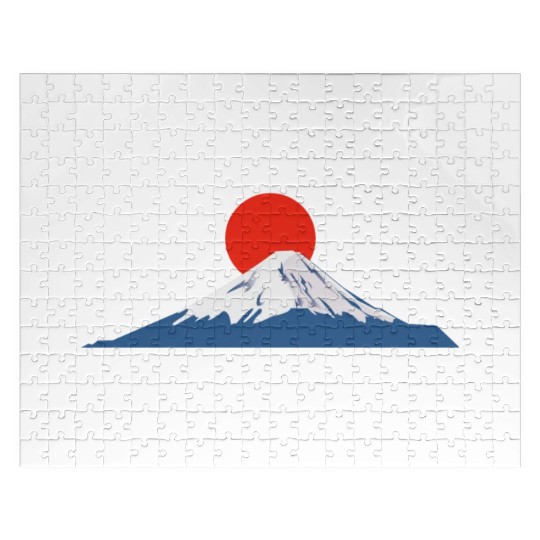 Japanese dawn on Mount Fuji Jigsaw Puzzles