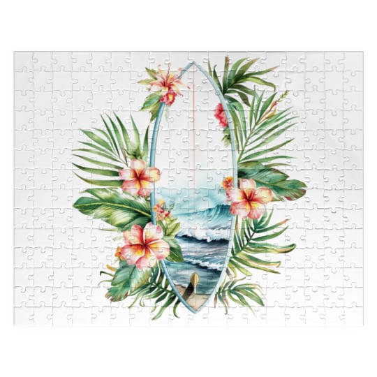 Surfboards Clipart - Trendy Surfboard Designs, Jigsaw Puzzles