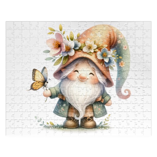 Cute Gnomes Clipart - Adorable Garden Gnome Jigsaw Puzzles
