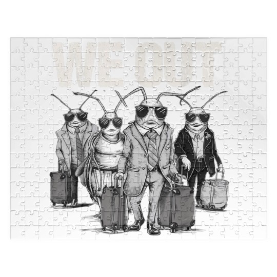 Cicada We Out Brood Emergence Jigsaw Puzzles