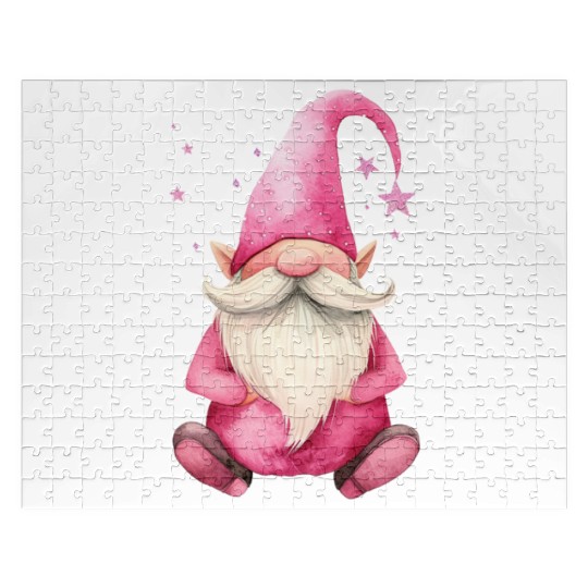 Pink Sparkle Gnome Clipart Images, Girly clipart, Jigsaw Puzzles