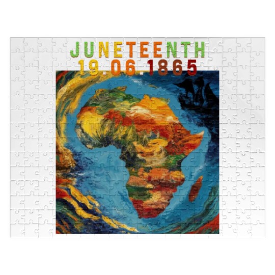 Juneteenth 1865 Africa Map Jigsaw Puzzles
