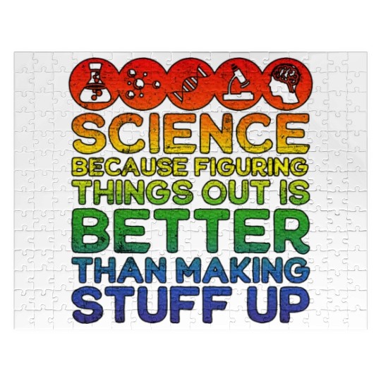 Science Lover, Science Teacher, Science Is Real Jigsaw Puzzles