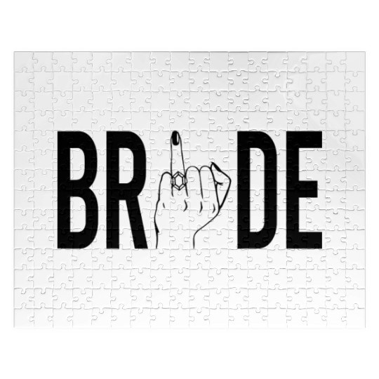 Finger Diamond Ring Bride, Bachelorette Party Jigsaw Puzzles