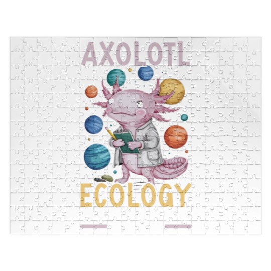 Axolotl Science Teacher Mexican Salamander Jigsaw Puzzles