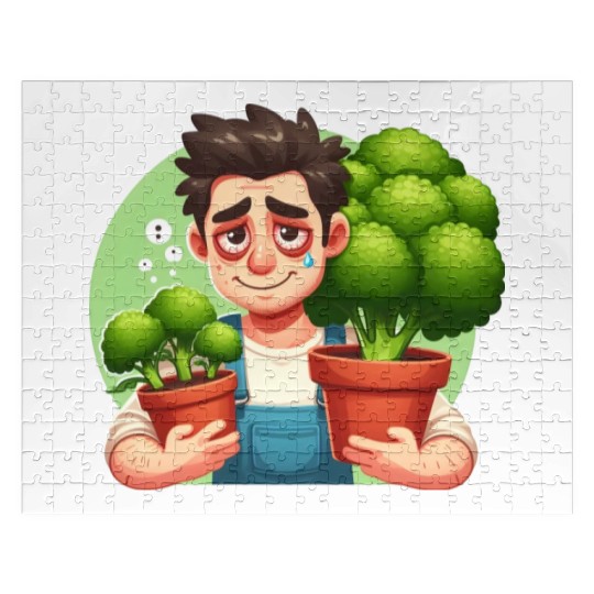 Broccoli Gardener Jigsaw Puzzles
